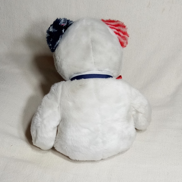 TY Beanie Buddy: America the White Bear Approx 14" - Picture 8 of 11